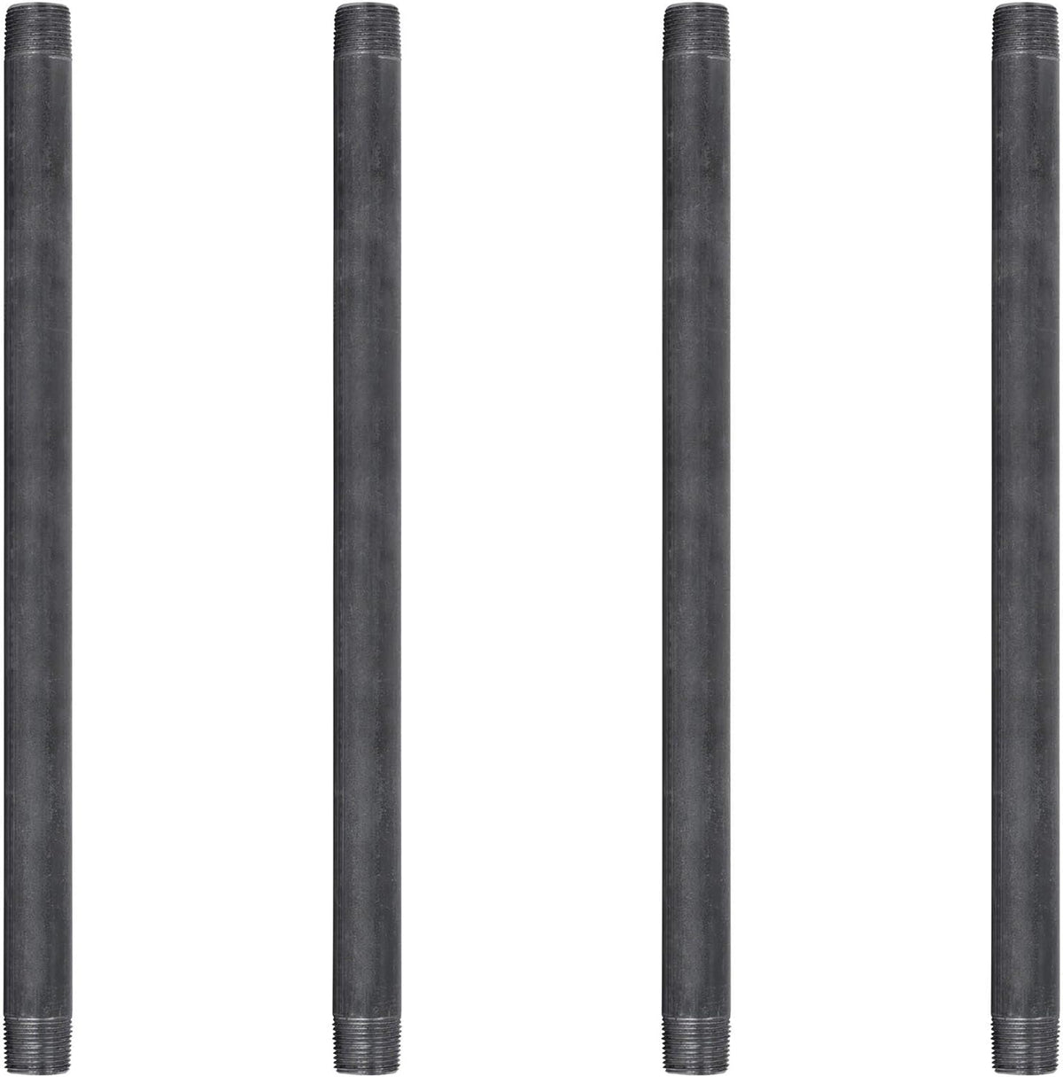 Industrial Steel Grey Cast Iron Pipe 4 Pack Z566