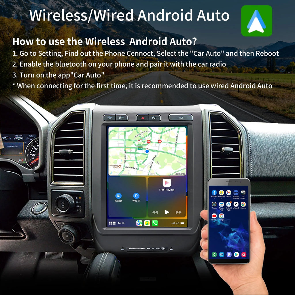 Car Radio CarPlay Stereo Android Head Unit Multimedia Player S5748
