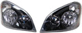 Headlight Assembly for Freightliner Cascadia 2008-2014 Halogen Black X8696