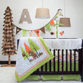 6 Piece Crib Bedding Set U6448