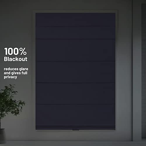 Blackout Roman Window Shade, 33" W X 64" H S4649