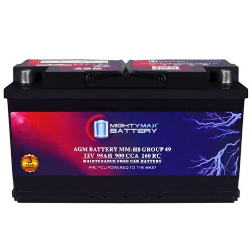 AGM Car Battery 12V 60 AH 680 CCA BCI Group Size 47 D327804