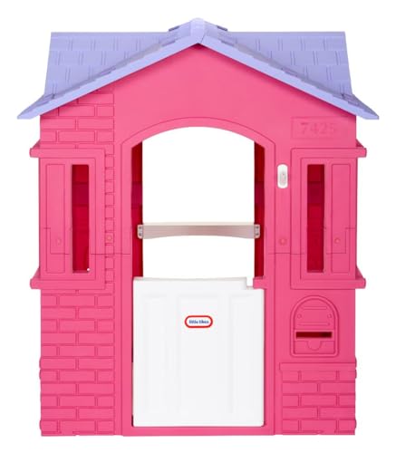Pink Large Pretend Playhouse with Working Doors and Windows P6347
