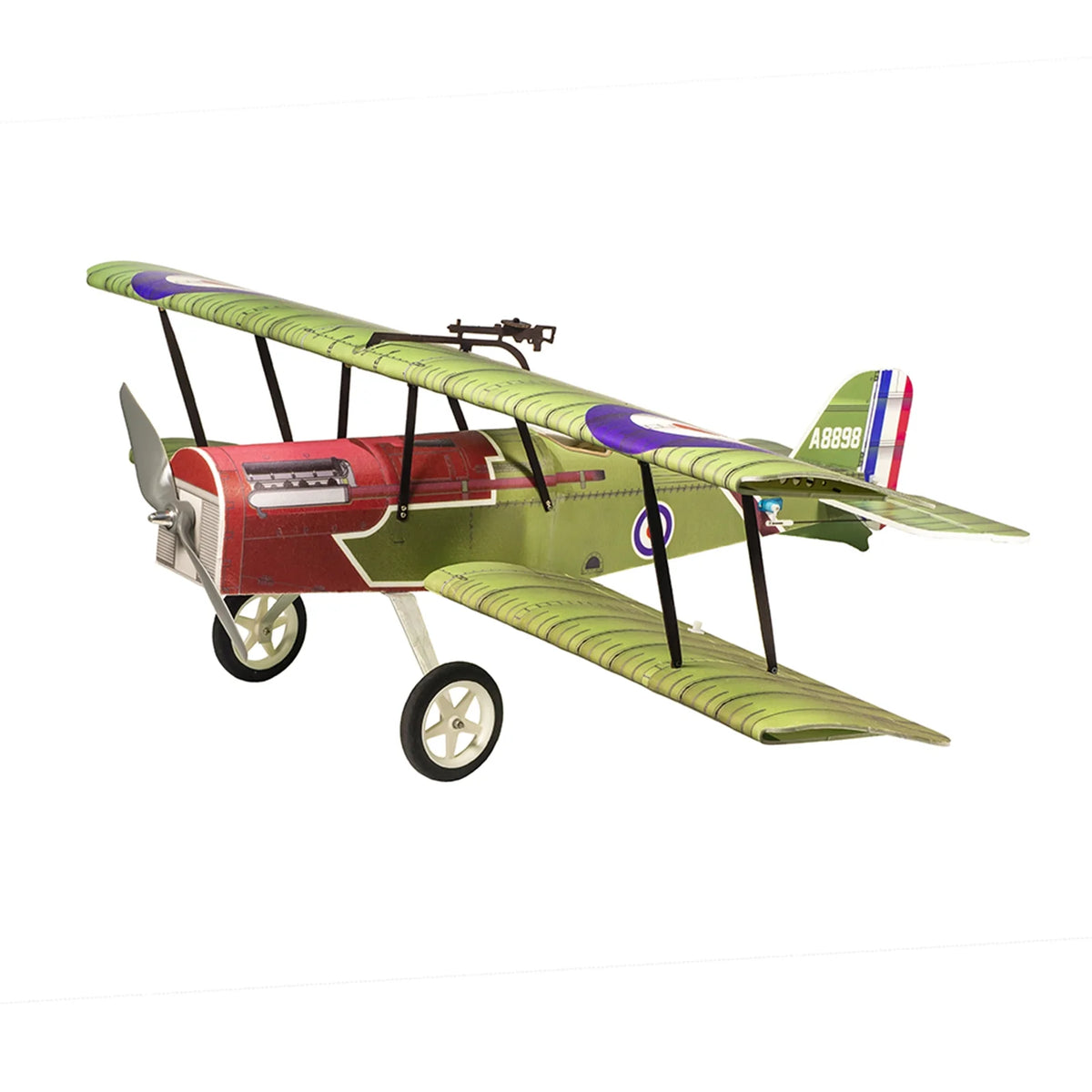 800mm Wingspan Foam Remote Control Airplane Biplane Warbird KIT W559