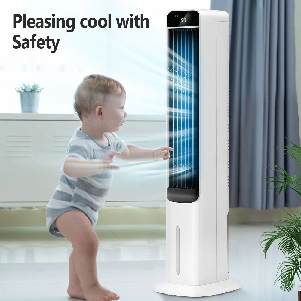 Portable Evaporative Air Cooler Tower Fan 3-in-1 Humidifier T7289