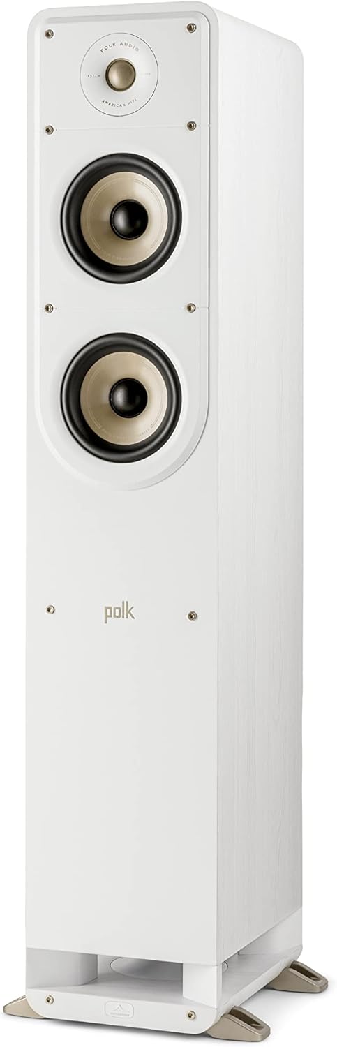 Black Tower Speaker with 1" Tweeter & (2) 5.25" Woofers N90855
