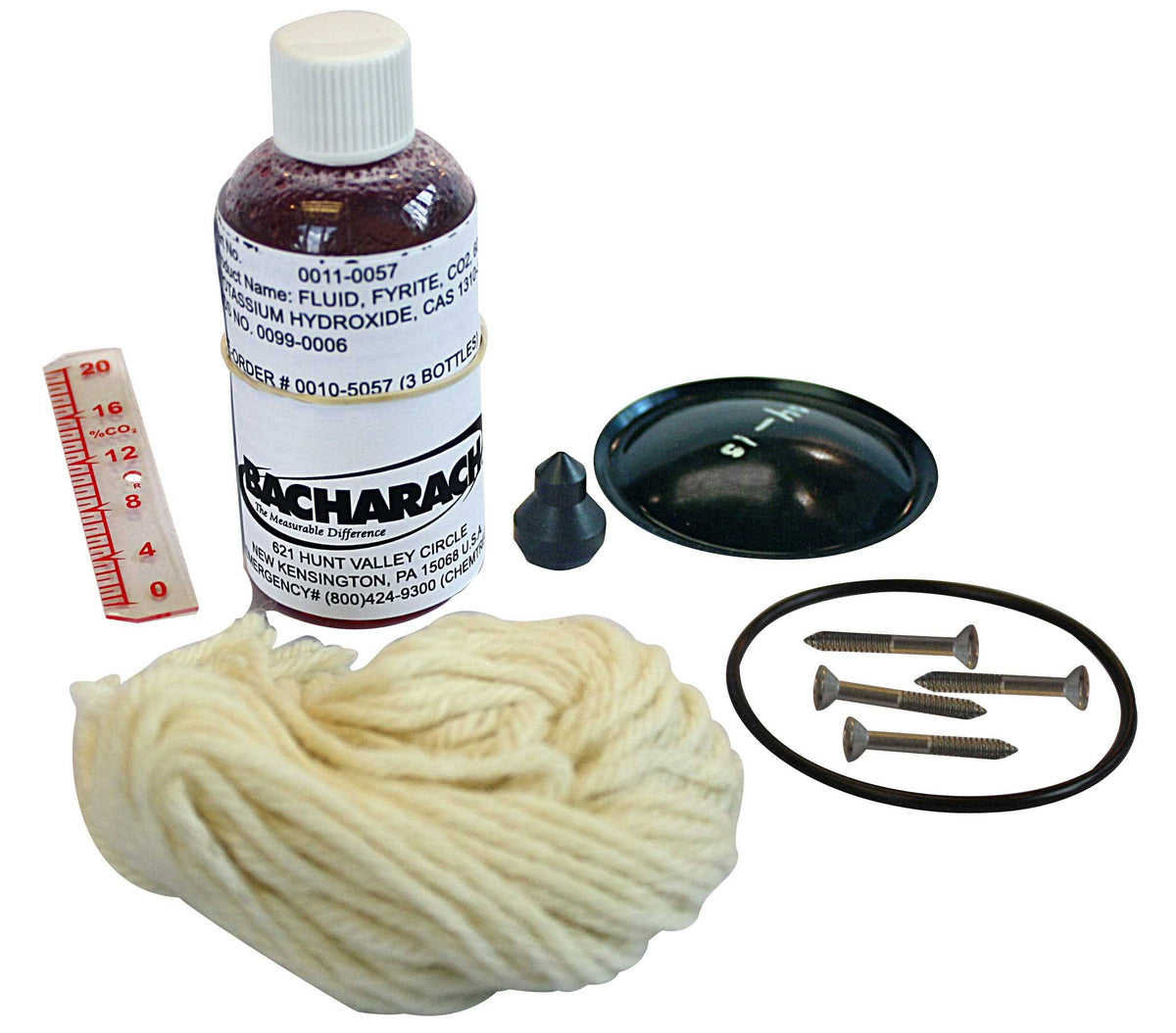 20 and 60-Percent Fyrite Carbon Dioxide Repair Kit H342051