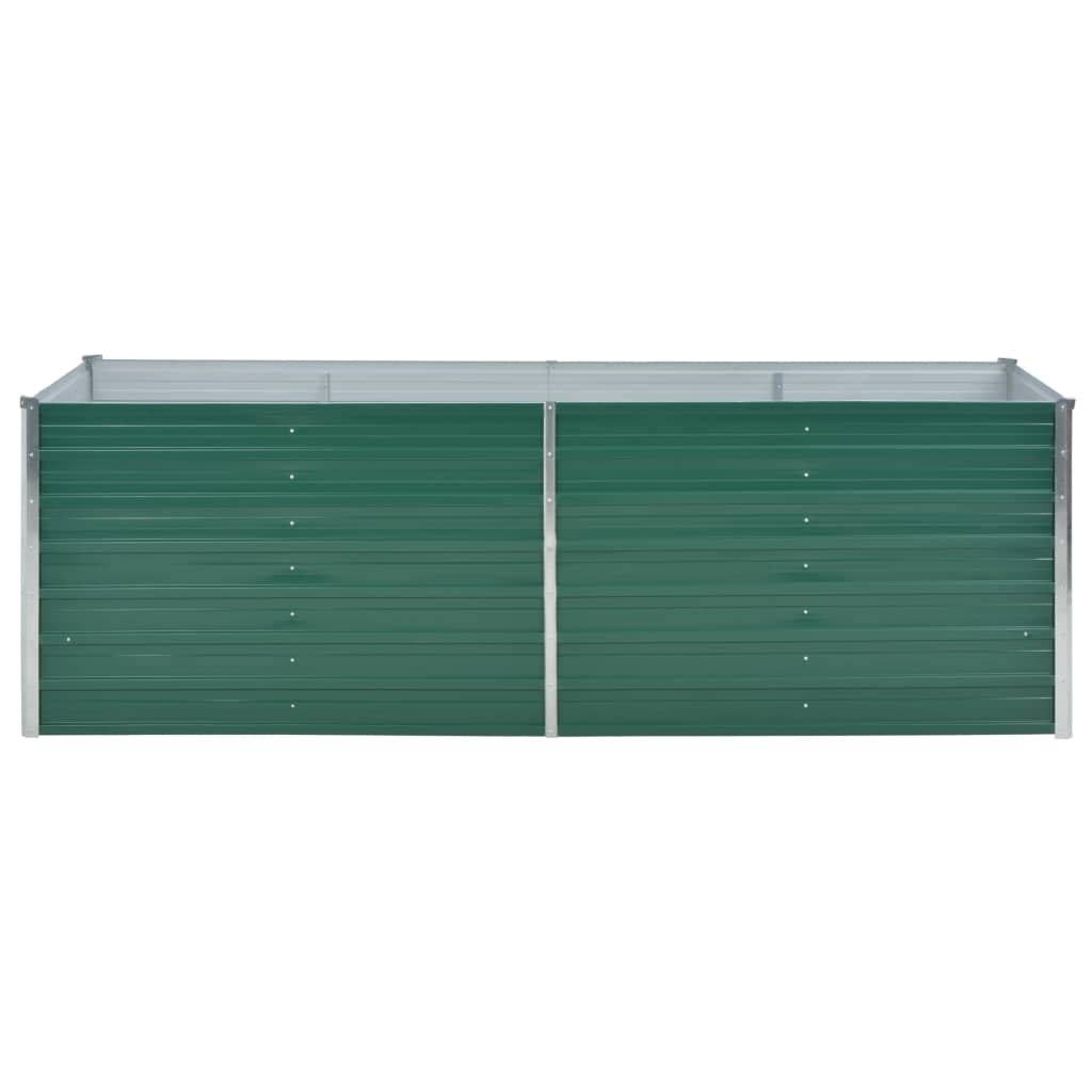 Galvanized Steel Garden Raised Bed Gray O533