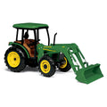 Green Tractor with Cab Loader D7138