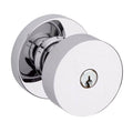 Keyed Entry Knobset for 2-1/4 inch Thick Doors Satin Brass C215209