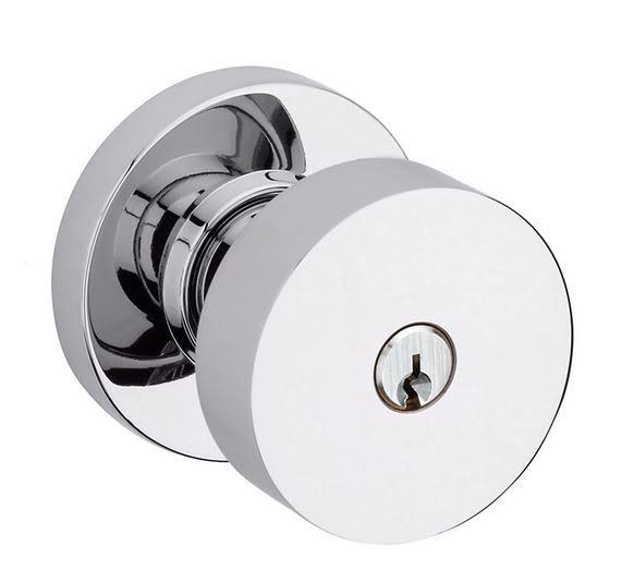 Keyed Entry Knobset for 2-1/4 inch Thick Doors Satin Brass C215209