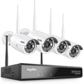 8 Channel 5MP Wireless NVR Security Camera System with 3MP Outdoor WiFi Cameras C535