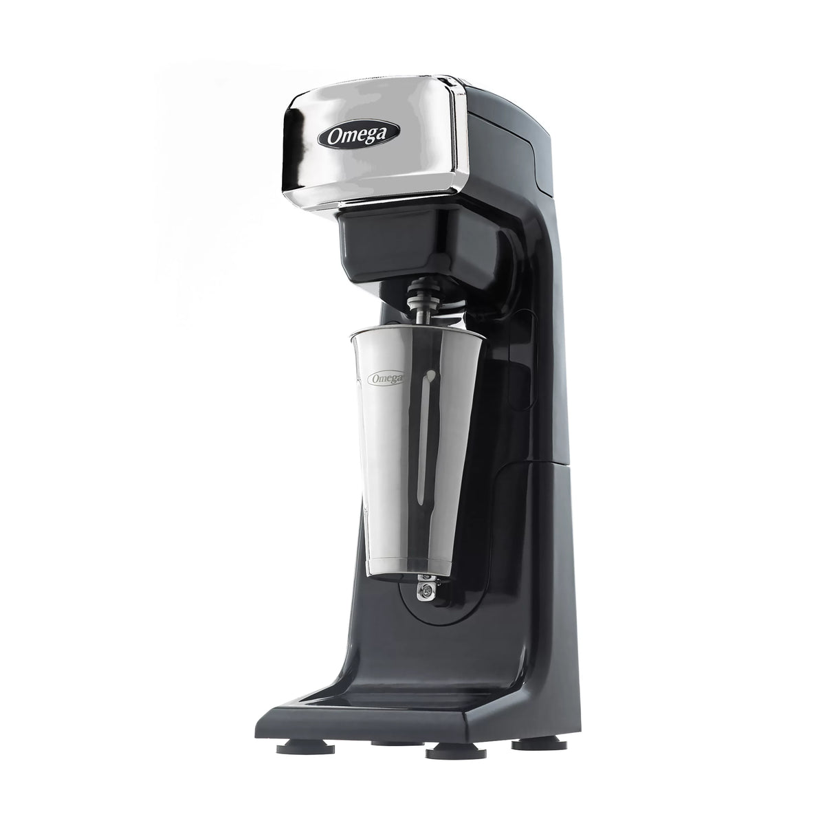 Black Single Spindle Milkshake Maker with 28oz Stainless Steel Cup R8087