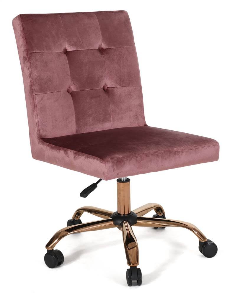 Blush Tufted Swivel Chair V464