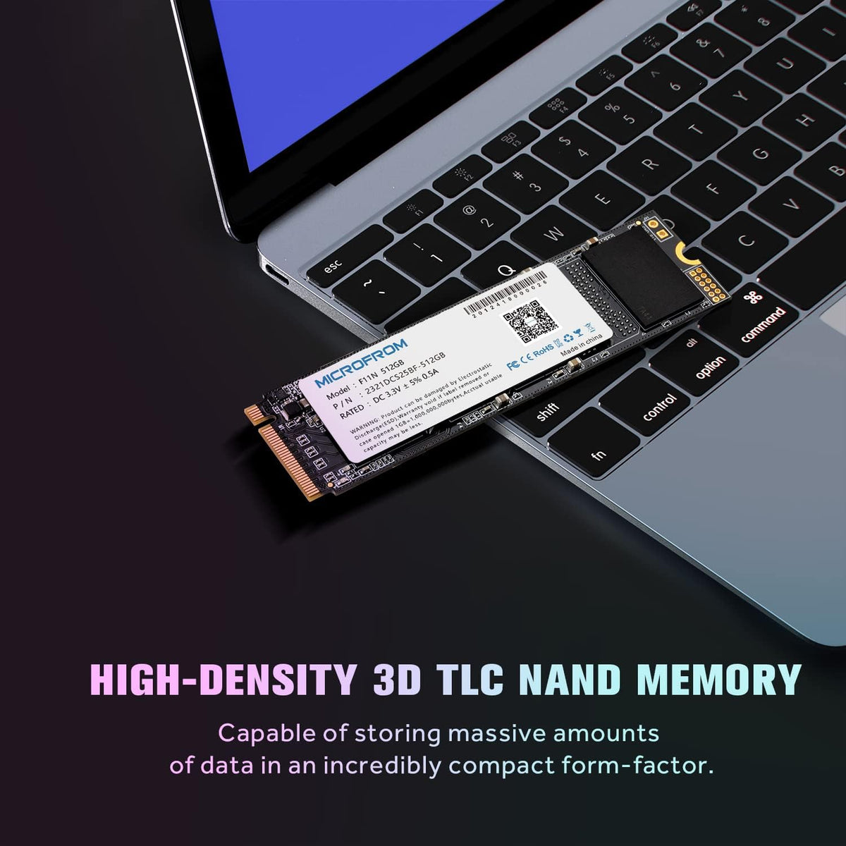 512GB M.2 NVMe PCIe Gen3X4 Internal Solid State Drive Pack of 2 B36399