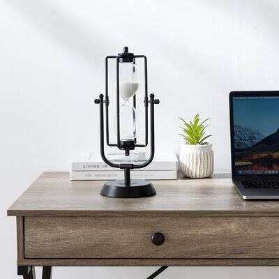 Black Decorative Sand Timer U344