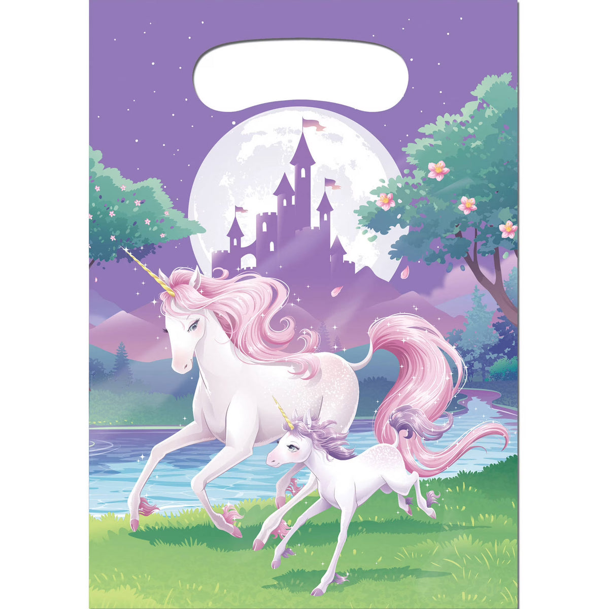 Unicorn Fantasy Favor Bags, 8 pk Z524