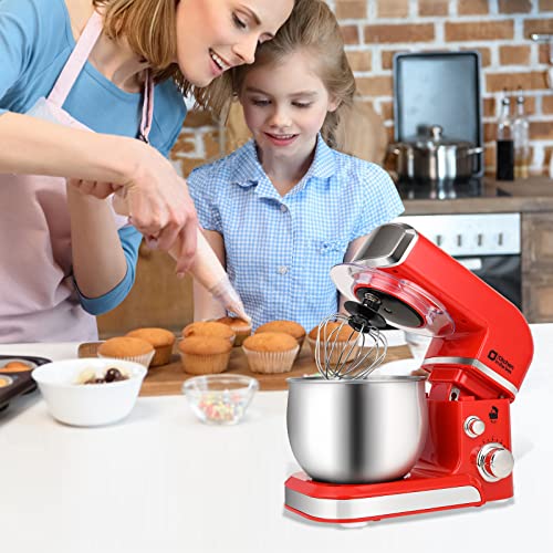 3.2Qt 6 Speeds Blue Electric Food Mixer Y909