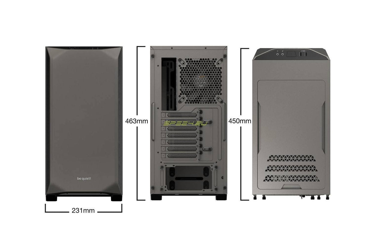 Metallic Gray PC Case E407733