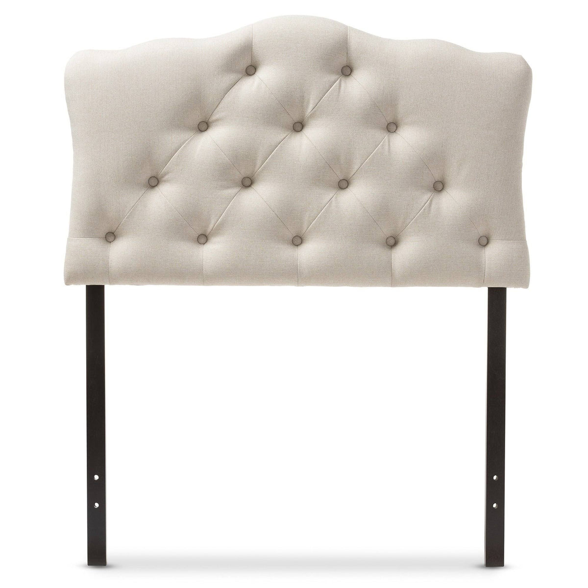 Full Size Grey Fabric Upholstered Headboard E66548