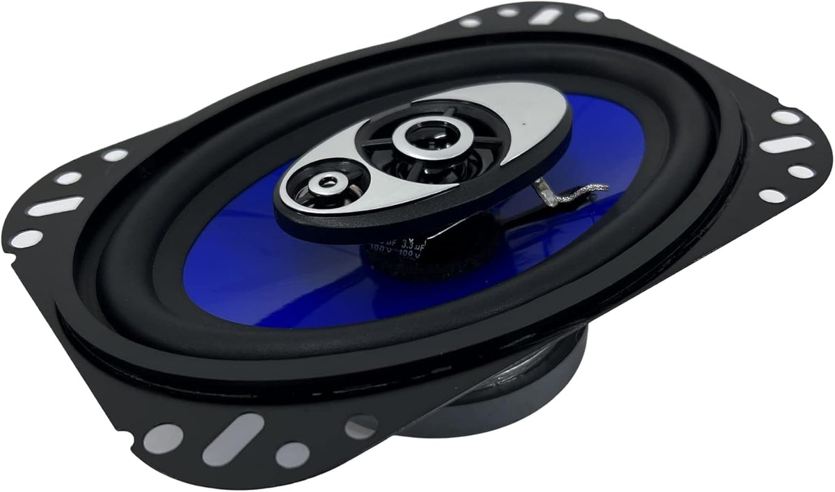 4x6 in 3-Way Coaxial Car Speakers 4 Ohm D167