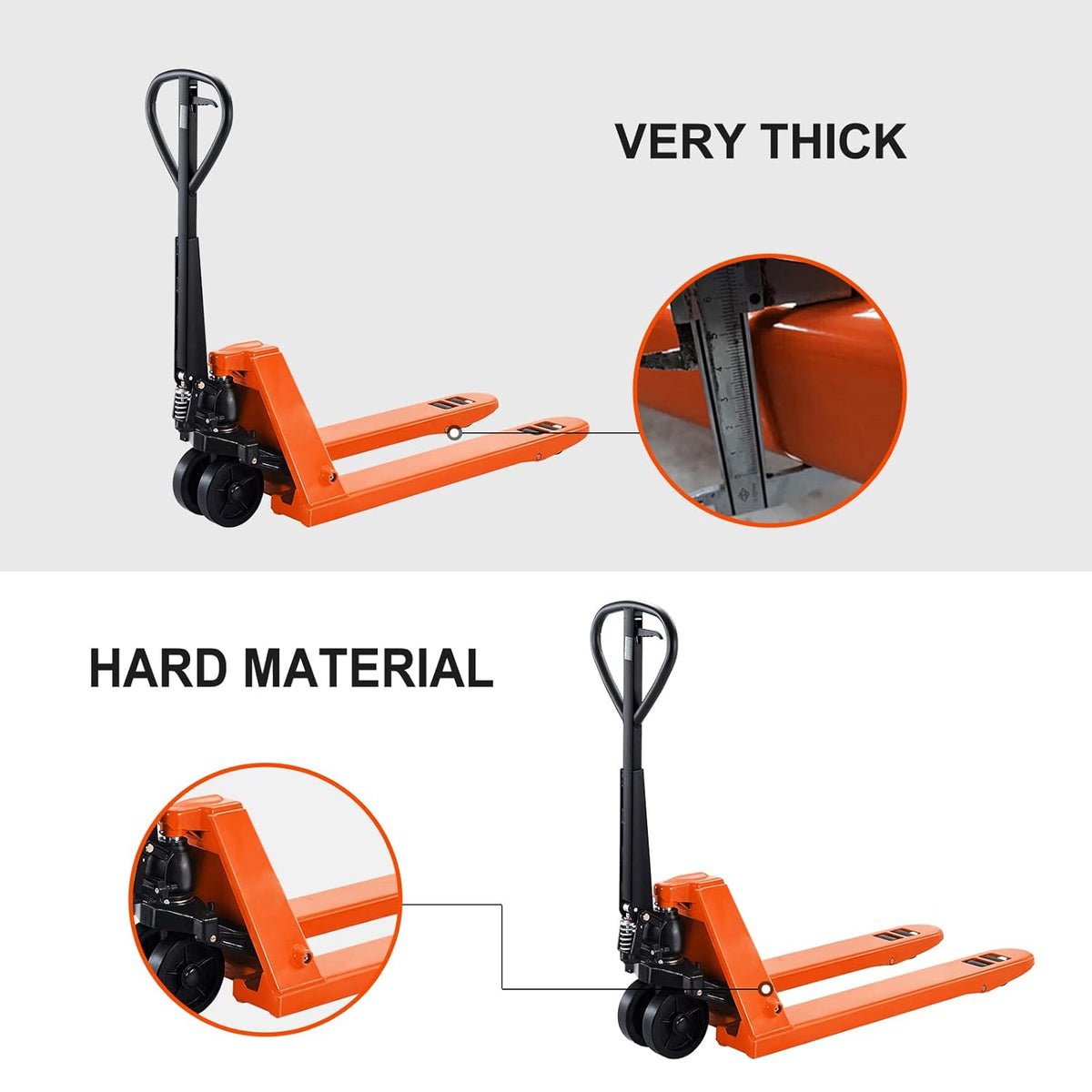 Pallet Truck 11000lbs Capacity 48" Lx27 W S238663