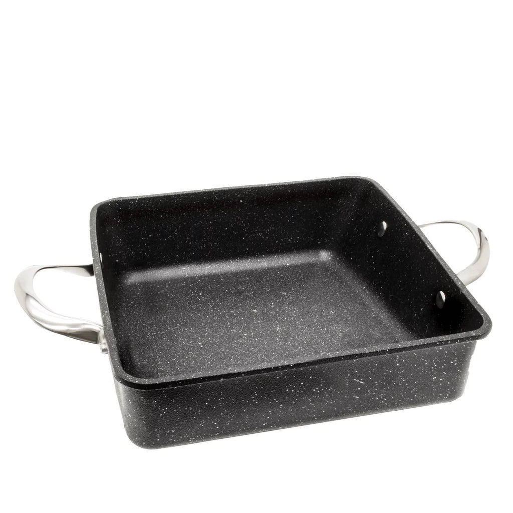9-In. x 9-In. x 2-In. Oven/Bakeware Dish with Stainless Steel Handles T380