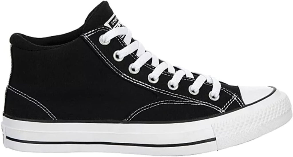 Black White Mid High Canvas Sneaker X217302