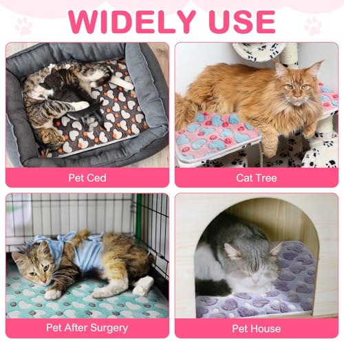 4 Pack Self Warming Cat Bed with Removable Cover, 16 x 20 Inches G68721