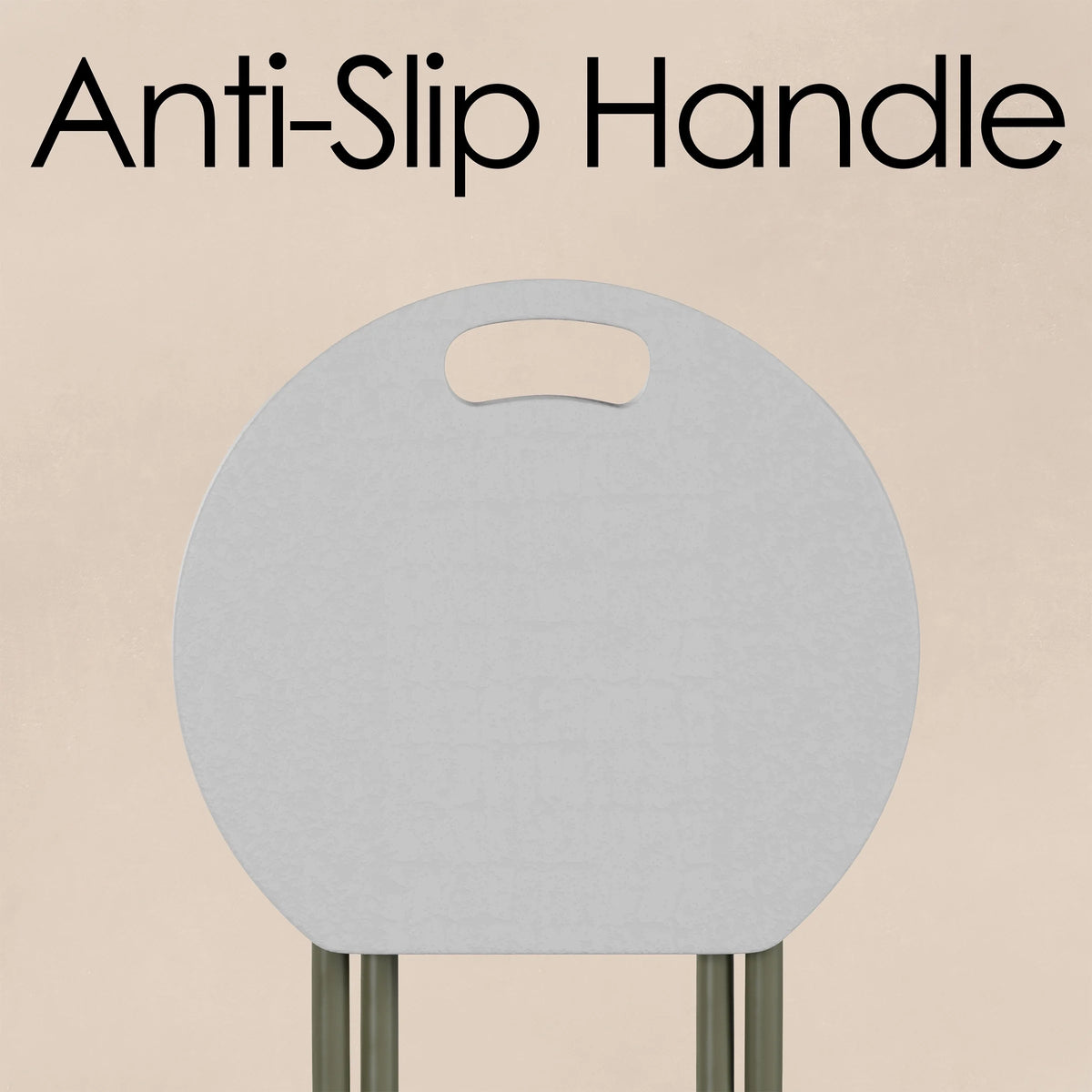 White Set of 2 Portable Bar Stool G693597