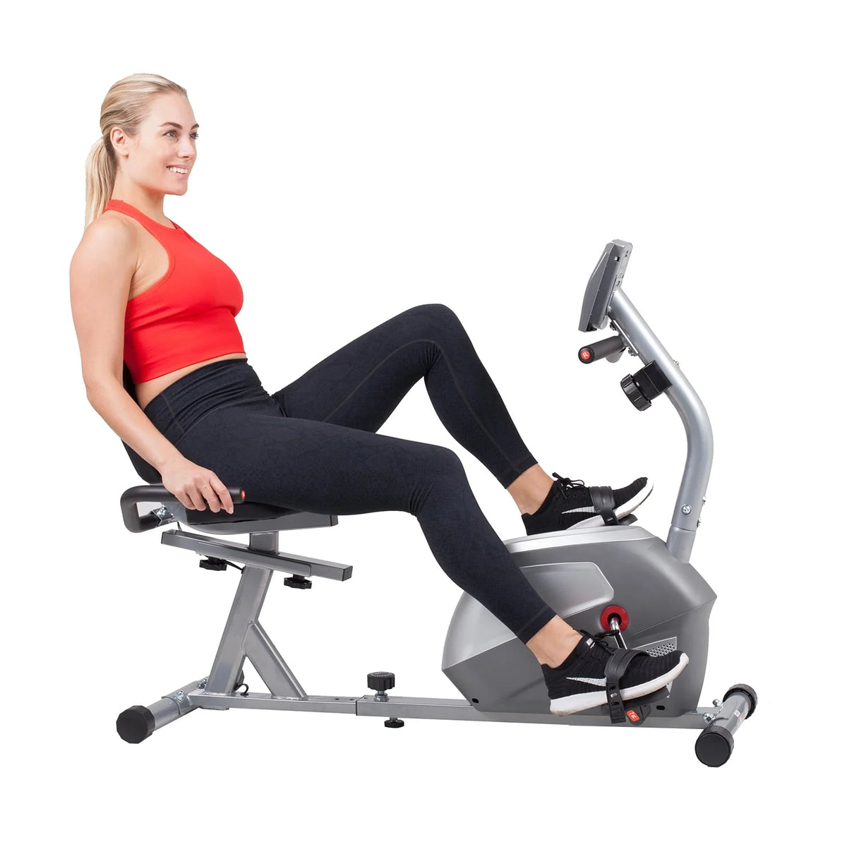 Magnetic Recumbent Bike with Heart Rate Monitor H656475