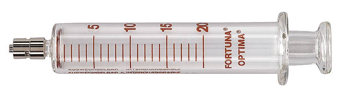 Syringe, Borosilicate Glass, 20cc R187