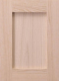 Unfinished Red Oak Shaker Recess Panel Kitchen Cabinet Door Y50404