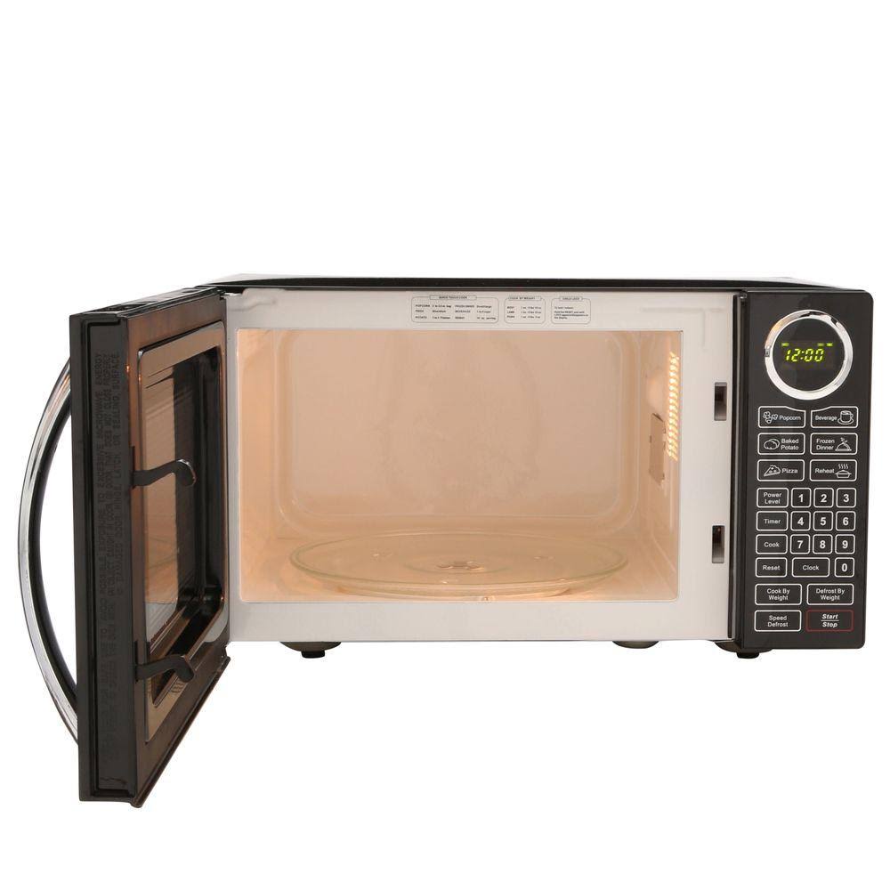 Black 0.9 Cu ft Microwave T140