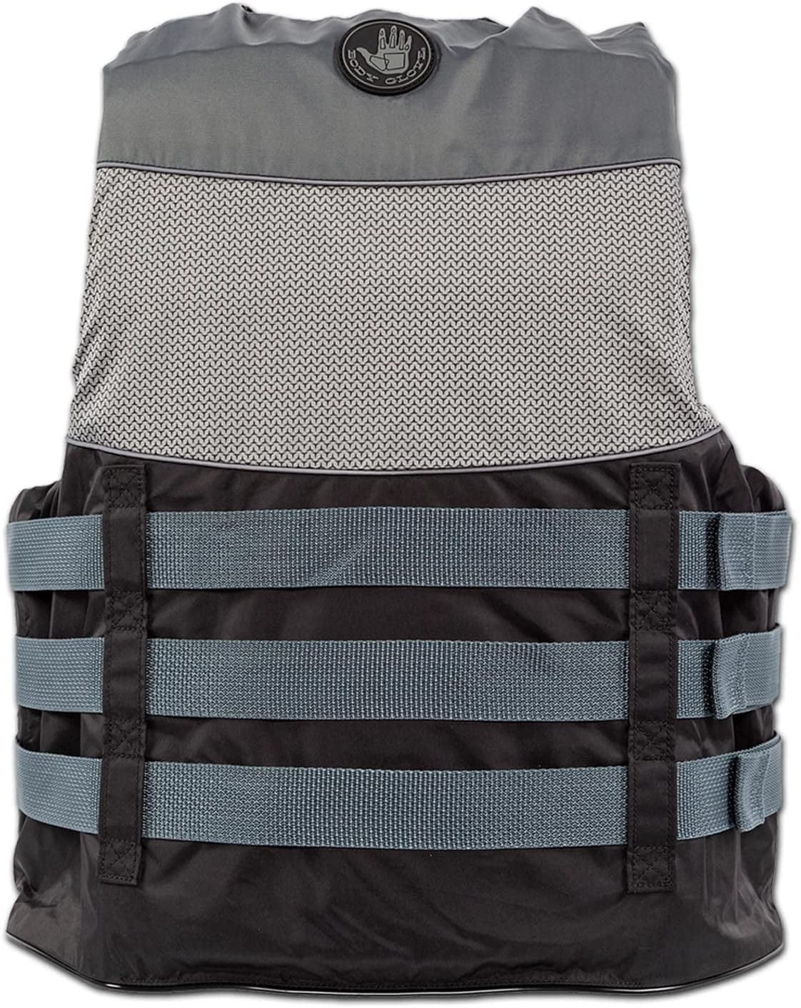 Black Nylon Adult Life Vest J4057