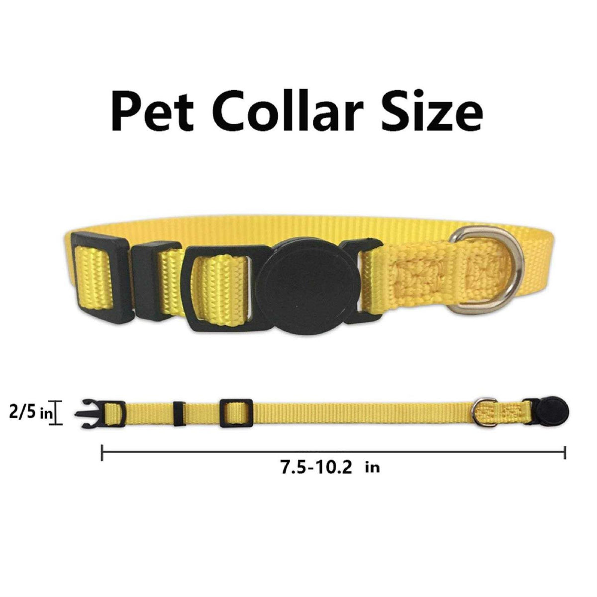 Soft Nylon Adjustable Breakaway Puppy ID Collar 14PCS D272390