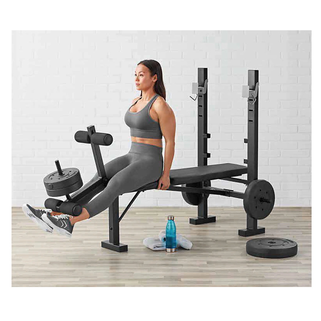 Standard Bench & Rack Combo with Leg Press I9670