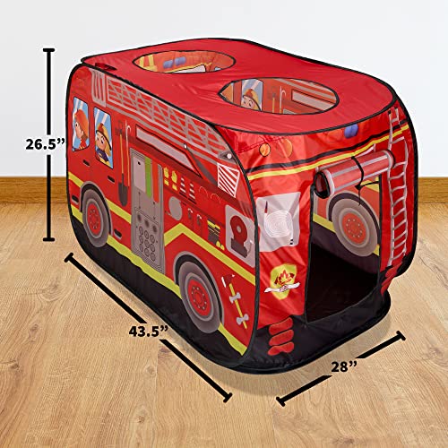 Pop-Up Play Tent with Front Stage and Carry Bag Q1485