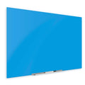 Floating Blue Magnetic Glass Board 48x22 x 60x22 Inches Q63131