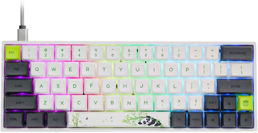 Gateron Optical Black Grey White Hot Swappable Mechanical Keyboard C26699