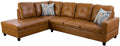 Leather L Shape Sectional Sofa Set W4342