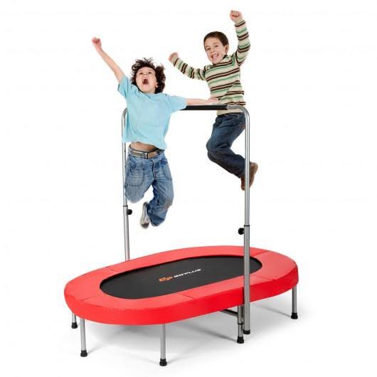 Red Foldable Mini Kids Trampoline C7969