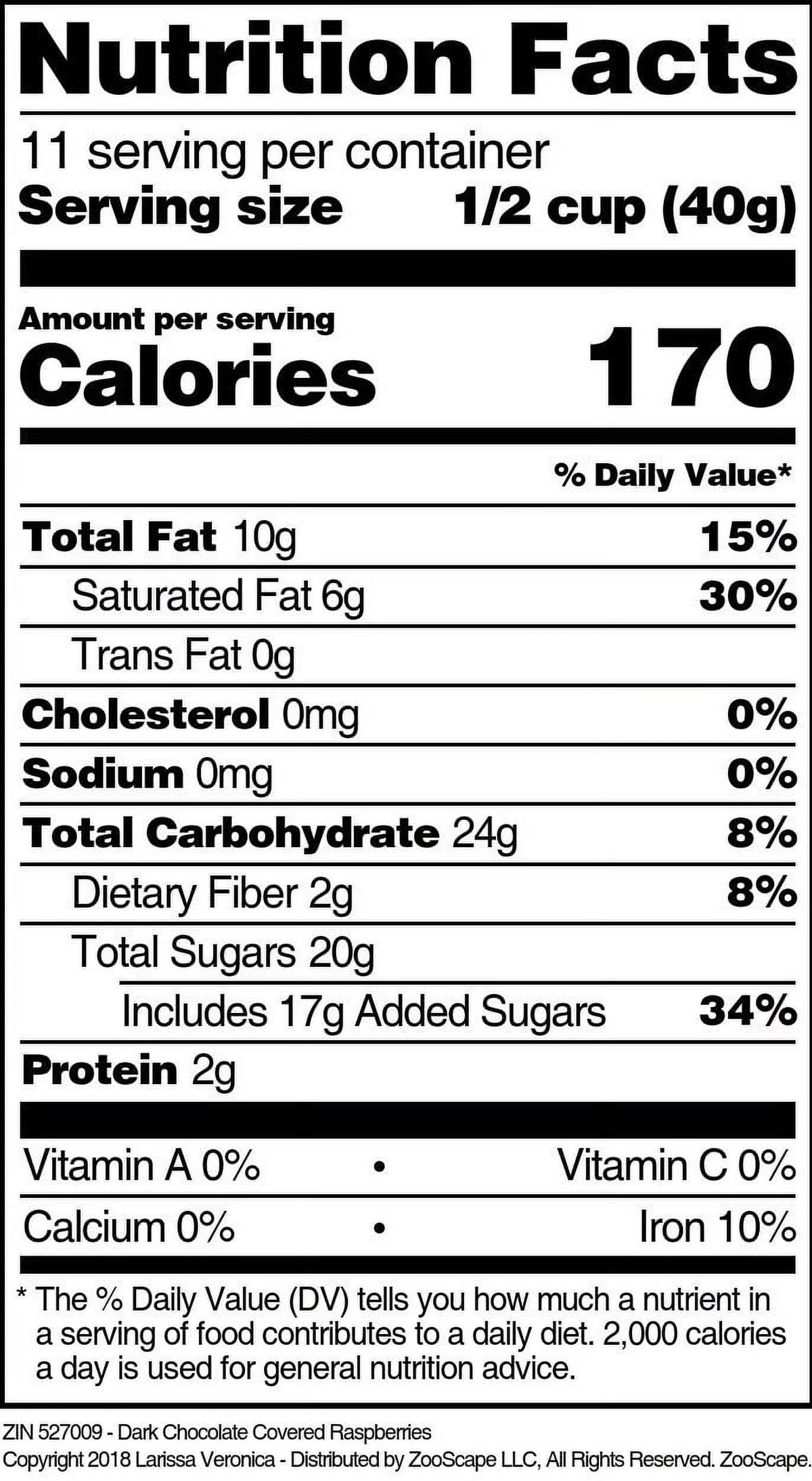 Dark Chocolate Covered Raspberries 16 oz 2-Pack D33293