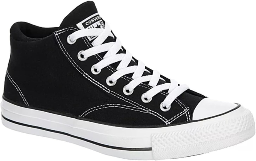 Black White Mid High Canvas Sneaker X217302