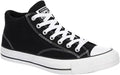 Black White Mid High Canvas Sneaker X217302