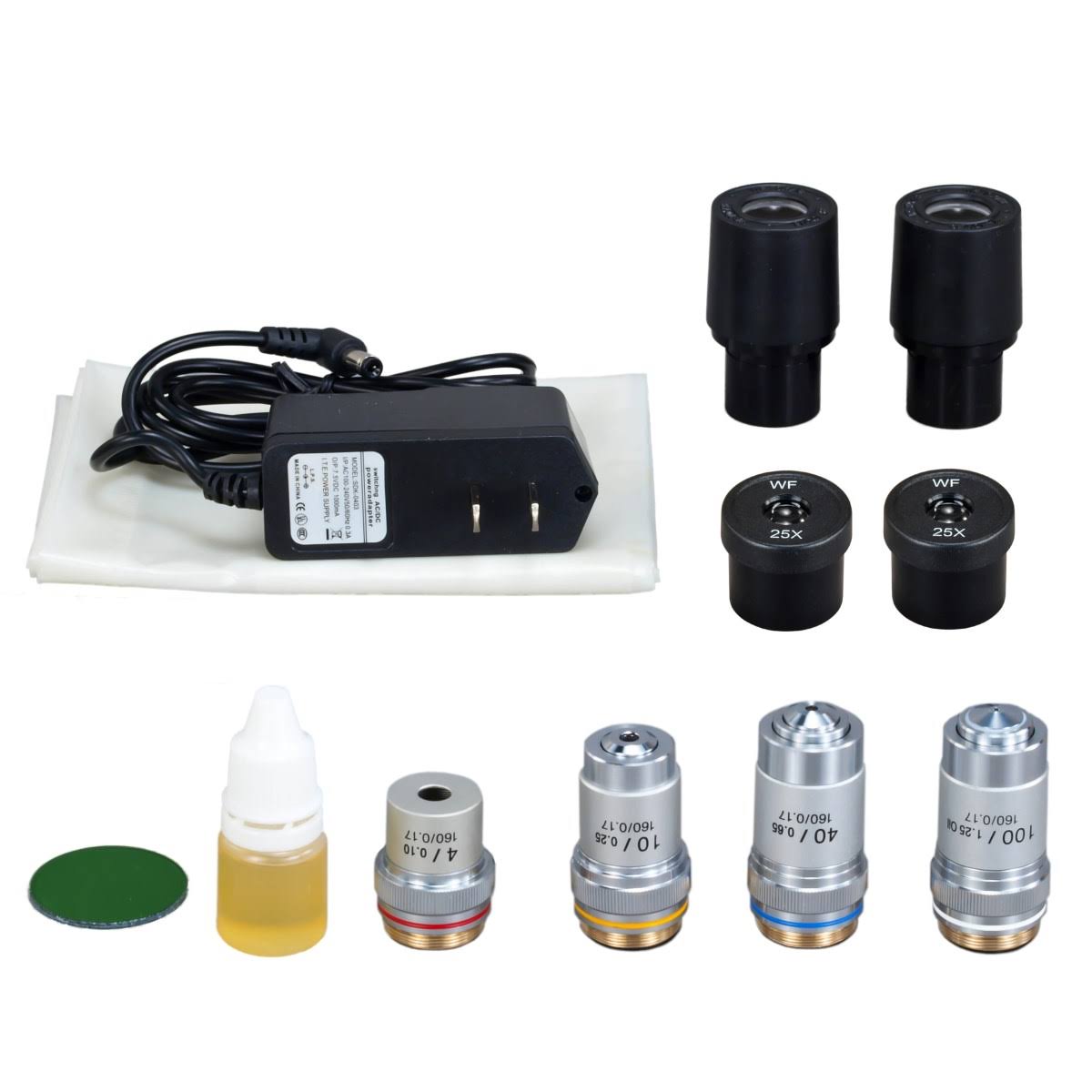 40X-2500X LED Trinocular Compound Microscope L2665