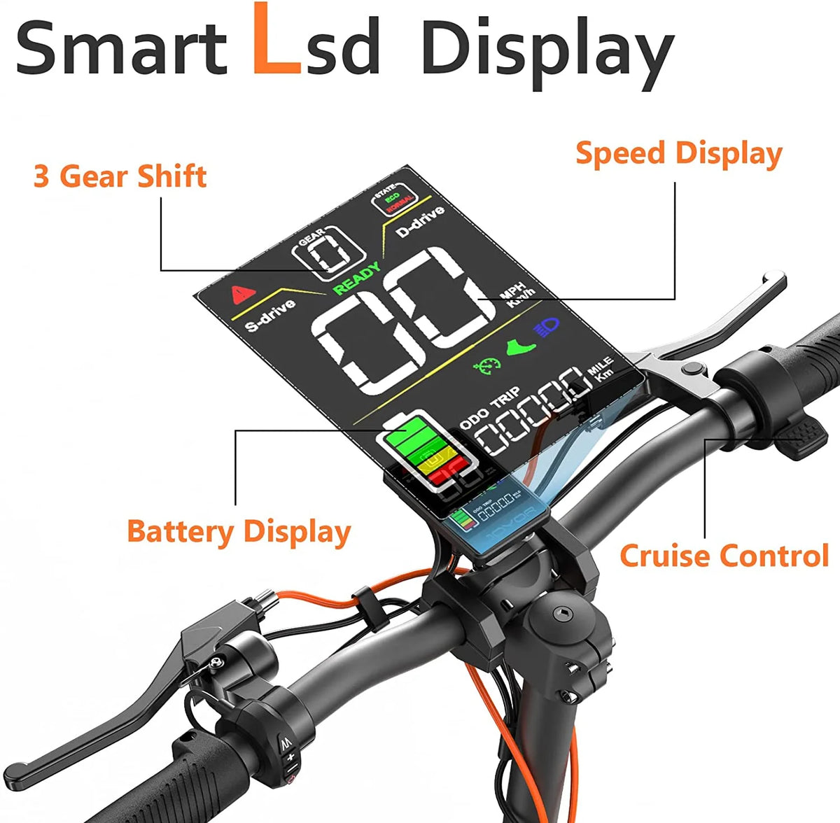 Dual Motor Electric Scooter, 2000W Up to 37 MPH & 50 Miles, 10 Off-Road Tires O402