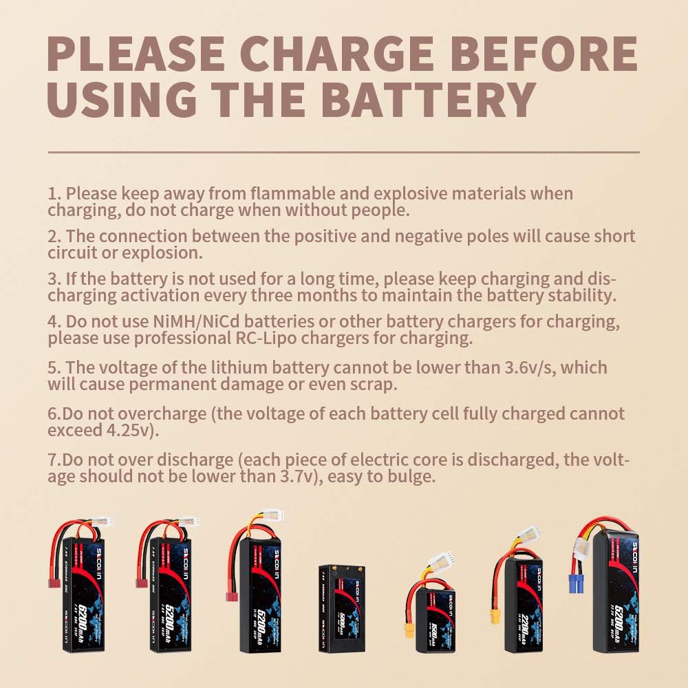 2 Pack 11.1V 7200mAh 80C Hard Case Lipo Battery XT60 Plug R387