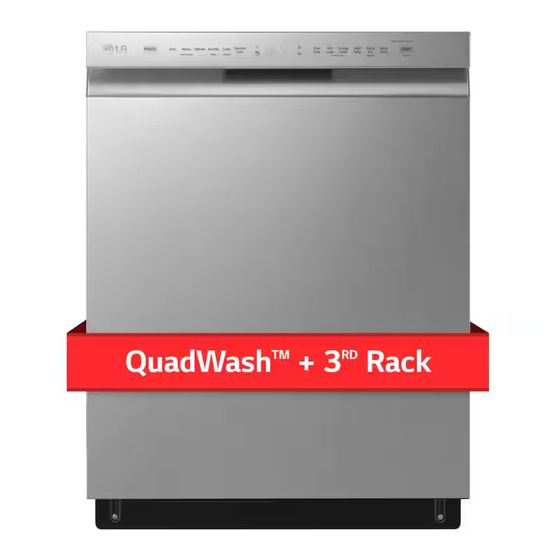 Stainless Steel Front Control Dishwasher with 3rd Rack A911
