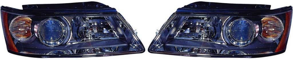 Headlight Assembly for Hyundai Sonata 2006 07, Pair M36215